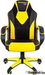 Офисное кресло Chairman   game 17 Россия экопремиум черный/желтый