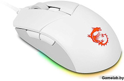 Мышь MSI Clutch GM11 белый оптическая (5000dpi) USB (6but)