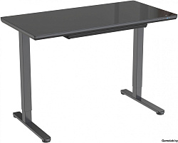 Стол для компьютера Cactus подъёмный столешница стекло черный каркас черный (CS-EGD-BBK)