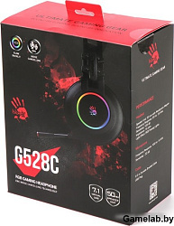 Наушники с микрофоном A4 Bloody G528C черный 1.8м мониторы USB оголовье (G528C)