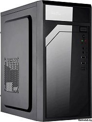 Корпус KingPrice KPCC-MN208 черный без БП mATX 1x80mm 2x120mm 2xUSB2.0 audio