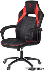 Кресло игровое A4Tech Bloody GC-300 черный/красный эко.кожа/ткань крестовина