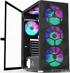 Корпус Montech X3 MESH черный без БП ATX 6x120mm 2xUSB3.0 1xUSB3.1 audio bott PSU