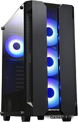 Корпус CHIEFTEC HUNTER GS-01B-OP без БП, боковая панель из закаленного стекла, 3xARGB LED 120мм вент