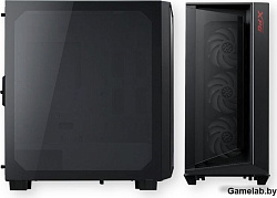 XPG CRUISER BLACK (CRUISERST-BKCWW) (Midi-Tower, черный, TG, 120mm ARGB fan*3)