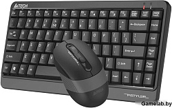 Клавиатура + мышь A4Tech Fstyler FGS1110Q клав:черный/серый мышь:черный/серый USB беспроводная Multi