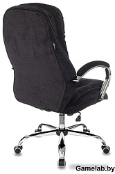 Кресло руководителя Бюрократ T-9950SL Fabric черный Light-20 крестов. металл хром