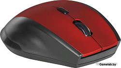 Мышь беспроводная Defender Accura MM-365 Red USB оптическая, 1600 dpi, 5 кнопок + колесо