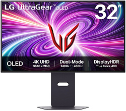 Монитор LG 31.5" UltraGear 32GS95UV-B черный OLED LED 16:9 HDMI M/M матовая HAS Piv 275cd 178гр/178г