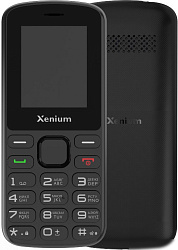 Мобильный телефон XENIUM X170 черный моноблок 2Sim 1.77" 128x160 Nucleus 0.3Mpix GSM900/1800 MP3 FM 