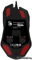 Мышь A4Tech Bloody W60 Max черный оптическая (10000dpi) USB (10but)