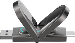 Накопитель USB3.2+TypeC Solid State Flash Drive Netac US9 1TB 900MB/1000MB/s [NT03US9C-001T-32TA]