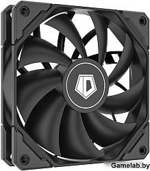 Вентилятор ID-COOLING TF-12025-PRO BLACK 120x120x25мм (60шт./кор, PWM, резиновые углы, черный, 700-1