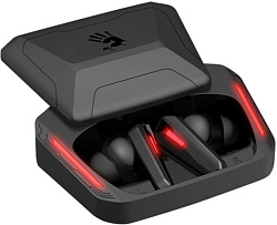 Наушники с микрофоном A4Tech Bloody M70 черный/красный вкладыши BT в ушной раковине (M70 BLACK+ RED)