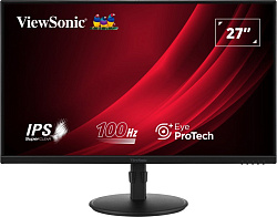Монитор ViewSonic 27" VA2708-HDJ черный IPS LED 5ms 16:9 HDMI матовая HAS Piv 1000:1 250cd 178гр/178