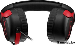 Наушники с микрофоном HyperX Cloud Mini черный/красный накладные оголовье (7G8F4AA)
