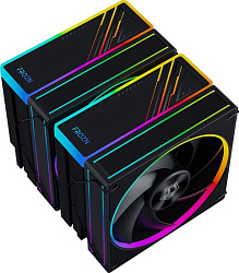 Кулер ID-COOLING FROZN FROZN A620 ARGB LGA1700/1200/115X/AM5/AM4 (6шт/кор, TDP 270W, PWM, черный, 6 