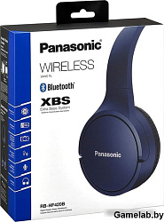 Гарнитура накладные Panasonic RB-HF420BGEA синий беспроводные bluetooth оголовье