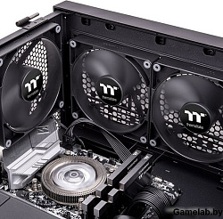 Вентилятор Thermaltake CT120 черный 4-pin 25.8dB Ret (CL-F147-PL12BL-A)