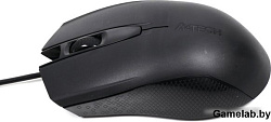 Мышь A4 OP-760 черный оптическая (1000dpi) USB (3but)
