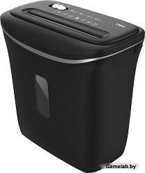 Шредер Deli E9945 черный (секр.P-4) фрагменты 6лист. 12лтр. скобы пл.карты