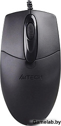 Мышь A4Tech OP-720S черный оптическая (1200dpi) silent USB (2but)