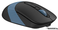 Мышь A4Tech Fstyler FB10C черный/синий оптическая (2000dpi) беспроводная BT/Radio USB (4but)
