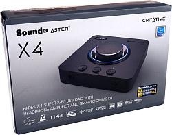 Звуковая карта Creative USB Sound Blaster X 4 WW (SB-Axx1) 7.1 Ret