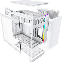 Корпус Montech King 95 белый без БП ATX 9x120mm 6x140mm 2xUSB3.0 audio bott PSU