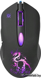 Мышь Defender Sky Dragon GM-090L Black USB проводная, оптическая, 3200 dpi, 5 кнопок + колесо