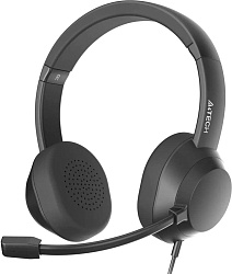 Наушники с микрофоном A4Tech Fstyler FH150U черный 2м накладные USB оголовье (FH150U BLACK)