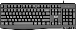 Клавиатура Acer OKW301 черный USB (ZL.KBDCC.01A)