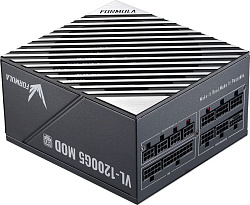Блок питания Formula ATX 1200W VL-1200G5 MOD Gen5 80+ gold 24pin APFC 140mm fan lt.blue LED 7xSATA C