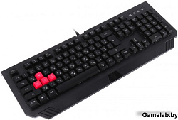 Клавиатура A4 Bloody B120N черный USB Multimedia for gamer LED