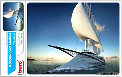 Коврик для мыши Buro BU-R51753 рисунок/яхта