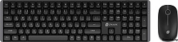 Клавиатура + мышь Оклик S315W клав:черный мышь:черный USB беспроводная Multimedia (1978741)
