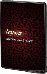 Apacer SSD PANTHER AS350X 2TB SATA 2.5" 7mm, R560/W540 Mb/s, 3D NAND, IOPS 93K/80K, MTBF 1,5M, 600TB