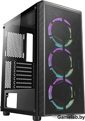 Корпус Azza Prime 360E черный без БП ATX 5x120mm 2x140mm 2xUSB3.0 audio bott PSU