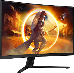 AOC Монитор 31.5" AOC CQ32G4VE Black (VA, изогнутый, 2560x1440, 180Hz, 0.5 ms, 178°/178°, 300 cd/m, 
