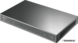 Коммутатор TP-Link TL-SG1210P 9G 1SFP 8PoE+ 63W неуправляемый