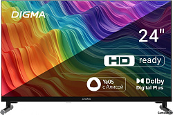 Телевизор LED Digma 24" DM-LED24SBB32 Яндекс.ТВ Frameless черный/черный HD 60Hz DVB-T DVB-T2 DVB-C D