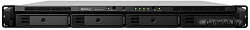 Synology Rack 1U,QC 2.2GHz CPU/8GB(upto64GB)/RAID 0,1,10,5,6,F1/upto4 HS HDD(3.5"/2.5"SATA)or2xM.2 2