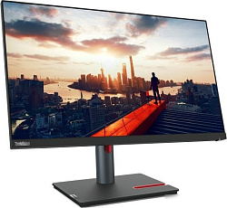 Монитор Lenovo 23.8" ThinkVision P24h-30 черный IPS LED 4ms 16:9 HDMI матовая HAS Piv 1000:1 300cd 1