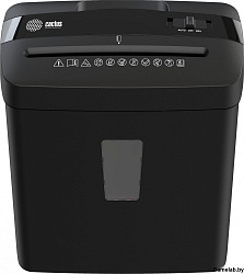 Шредер Cactus CS-SH-A3 (секр.P-4) перекрестный 6лист. 13лтр. скобы пл.карты