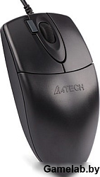 Мышь A4 OP-620D черный оптическая (1000dpi) USB (4but)
