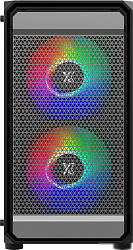 Корпус XASTRA  A303M 3FRGB Black mATX/Mesh/ tempered glass / 2x140mm + 1x120mm  FRGB fans/ A303M-2FC