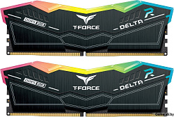 Модуль памяти DDR5 TEAMGROUP T-Force Delta RGB 32GB (2x16GB) 6000MHz CL28 (28-36-36-76) 1.40V / FF3D