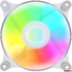 Вентилятор GMNG GG-CF120FRGB3-PWMWH RGB 120x120x25mm белый 4-pin 20-28dB 109gr Ret