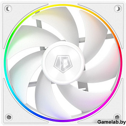 Вентилятор ID-COOLING AF-127-ARGB-W TRIO (3 in 1) 120x120x27мм (20шт./кор, PWM, резиновые углы, белы