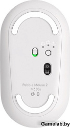 Logitech Wireless Mouse Pebble 2 M350s, Bluetooth, WHITE, [910-007013]